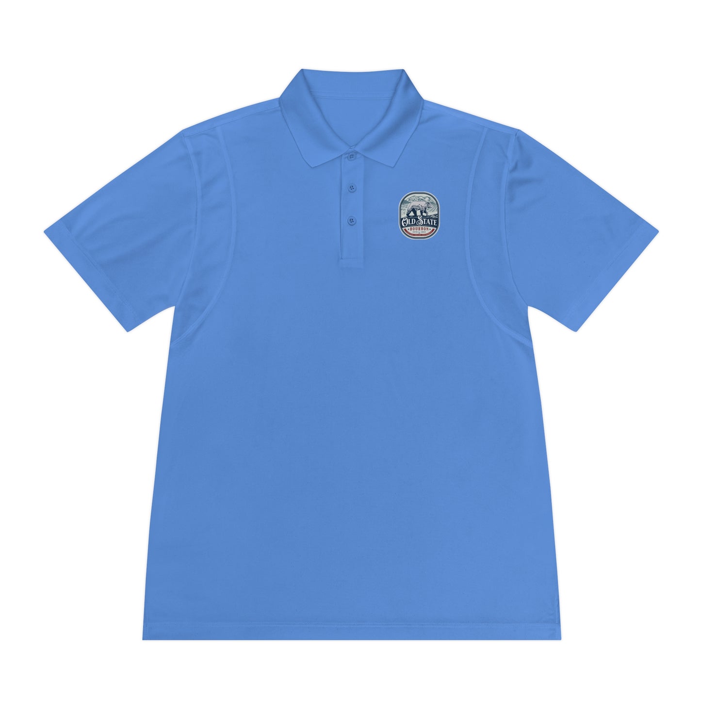 Old State Golf Men's Polo Bear logo