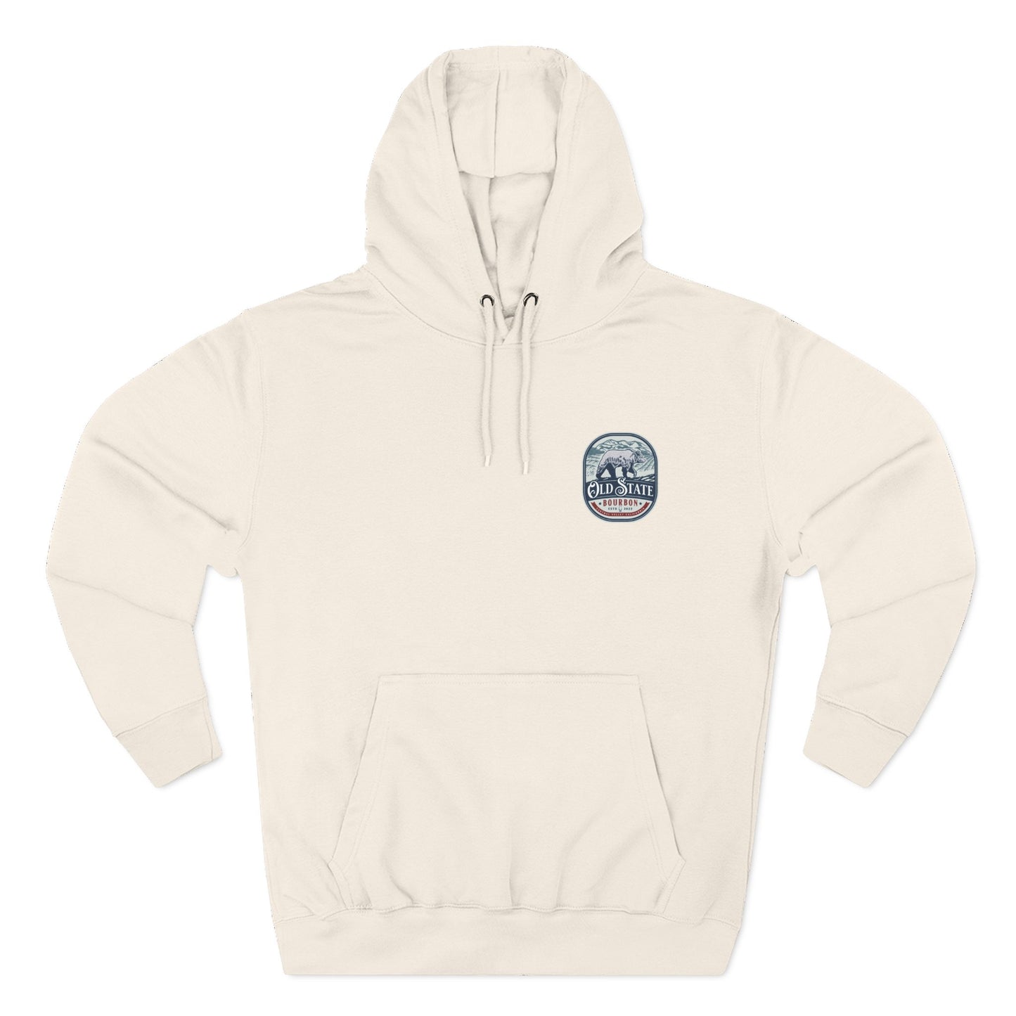 Old State Hoodie bear logo