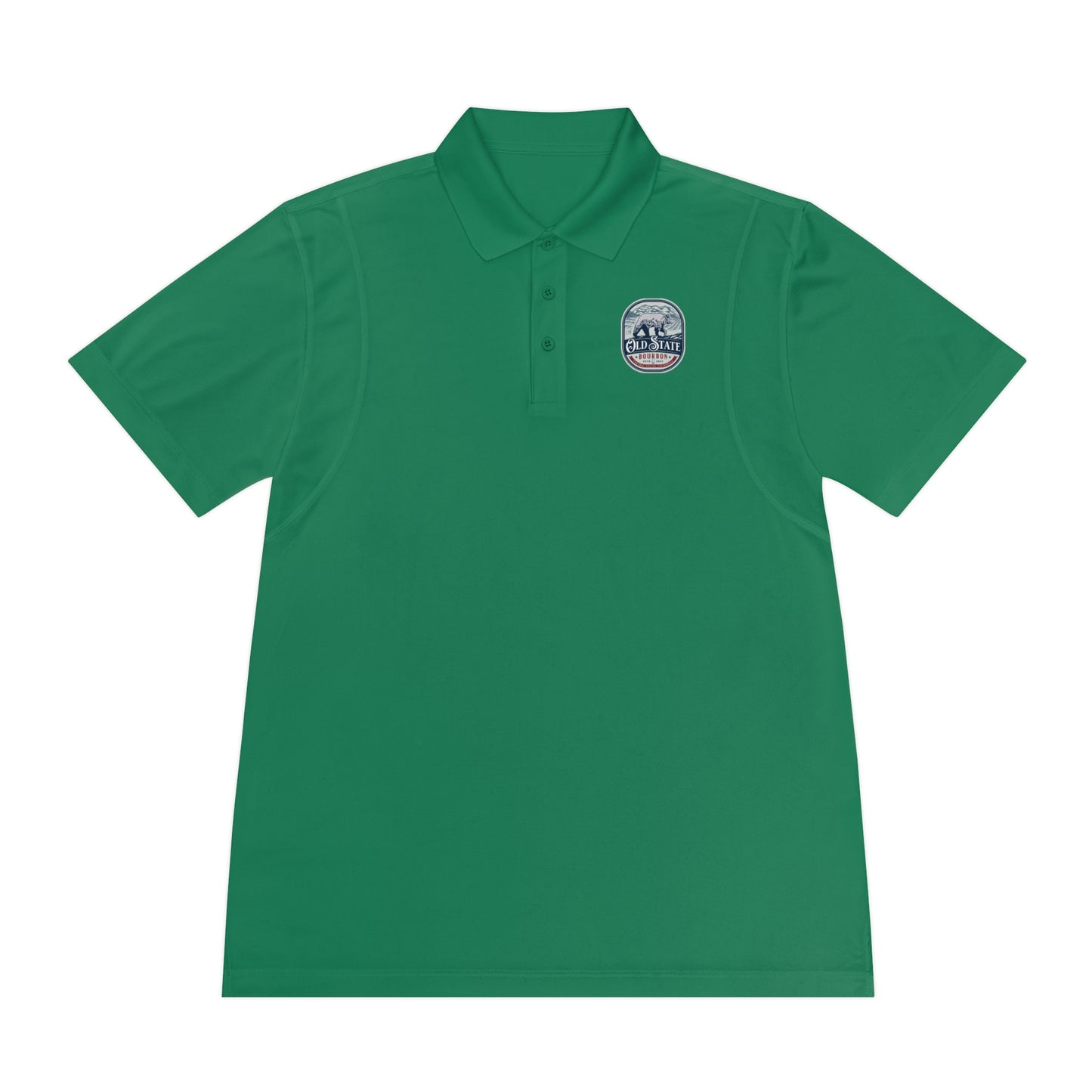 Old State Golf Men's Polo Bear logo