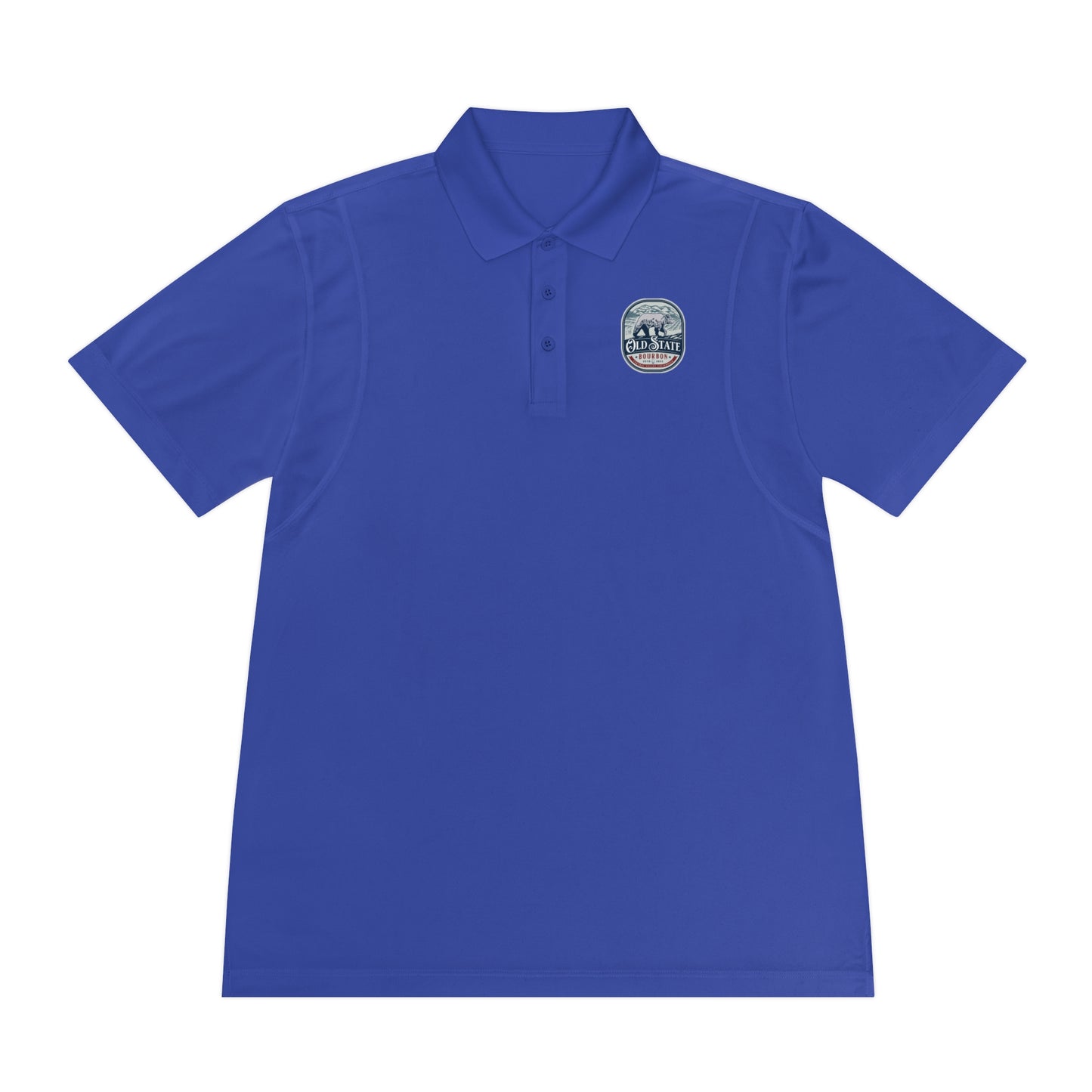 Old State Golf Men's Polo Bear logo