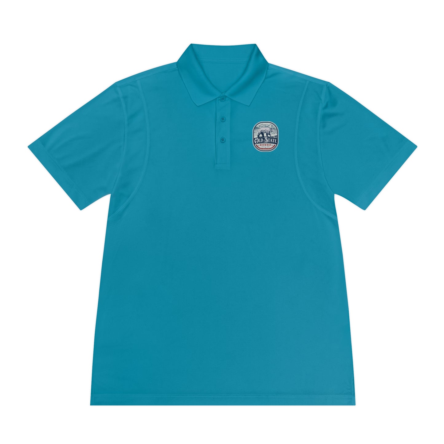 Old State Golf Men's Polo Bear logo