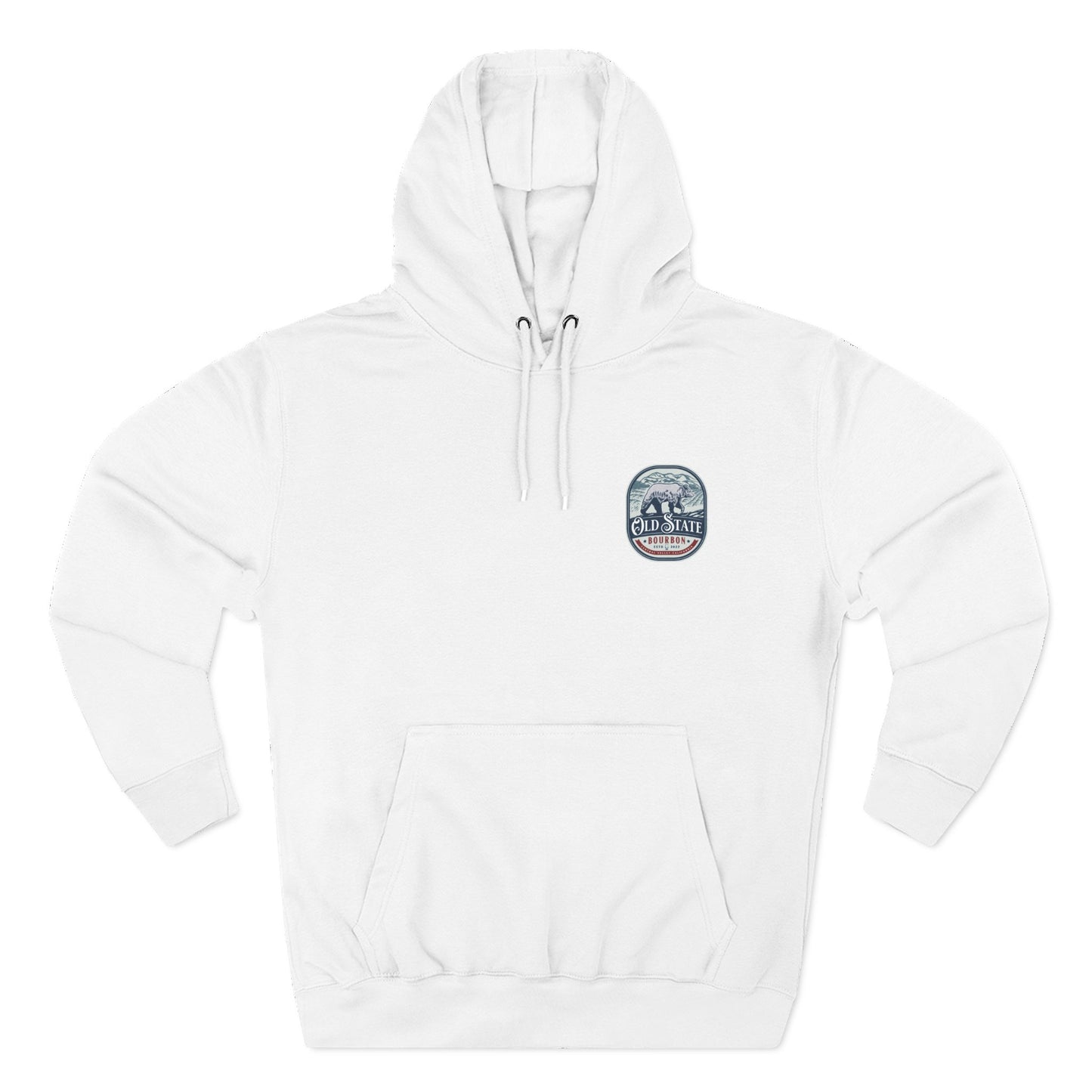 Old State Hoodie bear logo