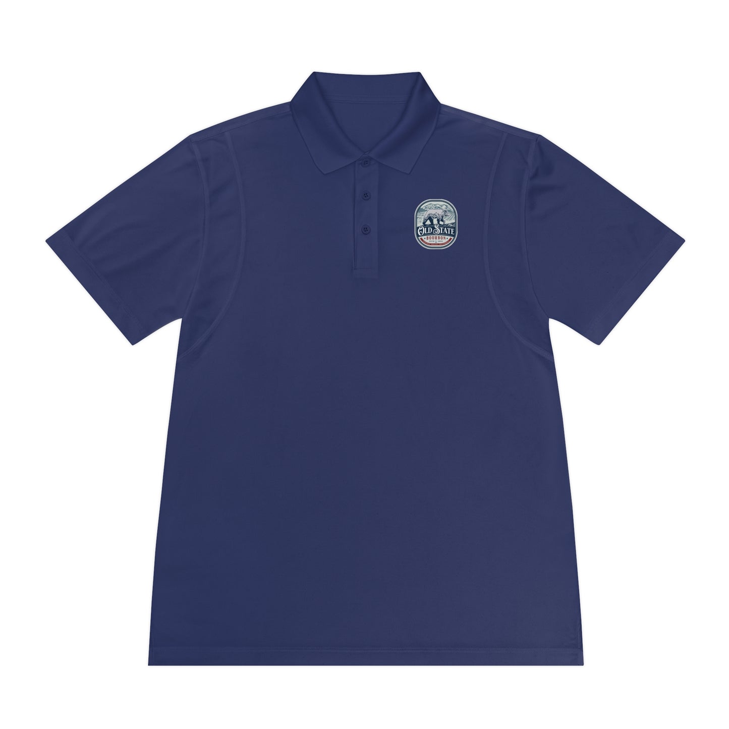 Old State Golf Men's Polo Bear logo