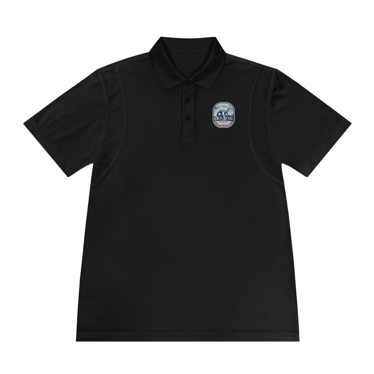 Old State Golf Men's Polo Bear logo