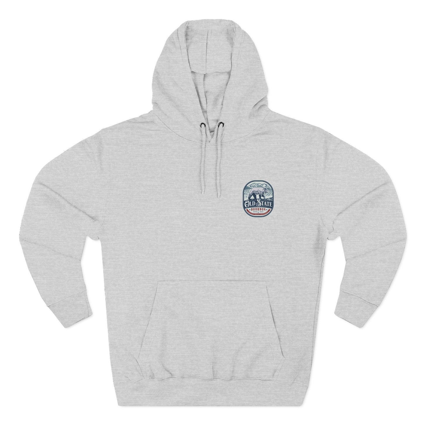 Old State Hoodie bear logo