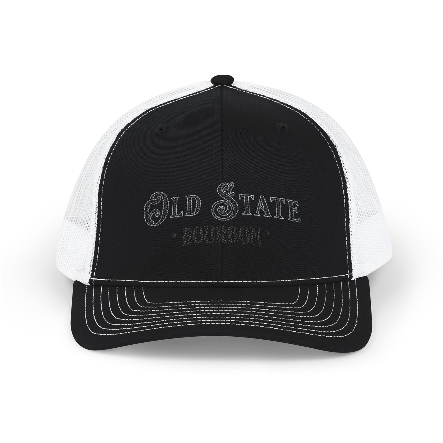 Old State Bourbon Trucker Hat banner logo