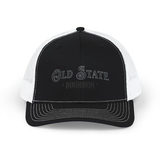 Old State Bourbon Trucker Hat banner logo