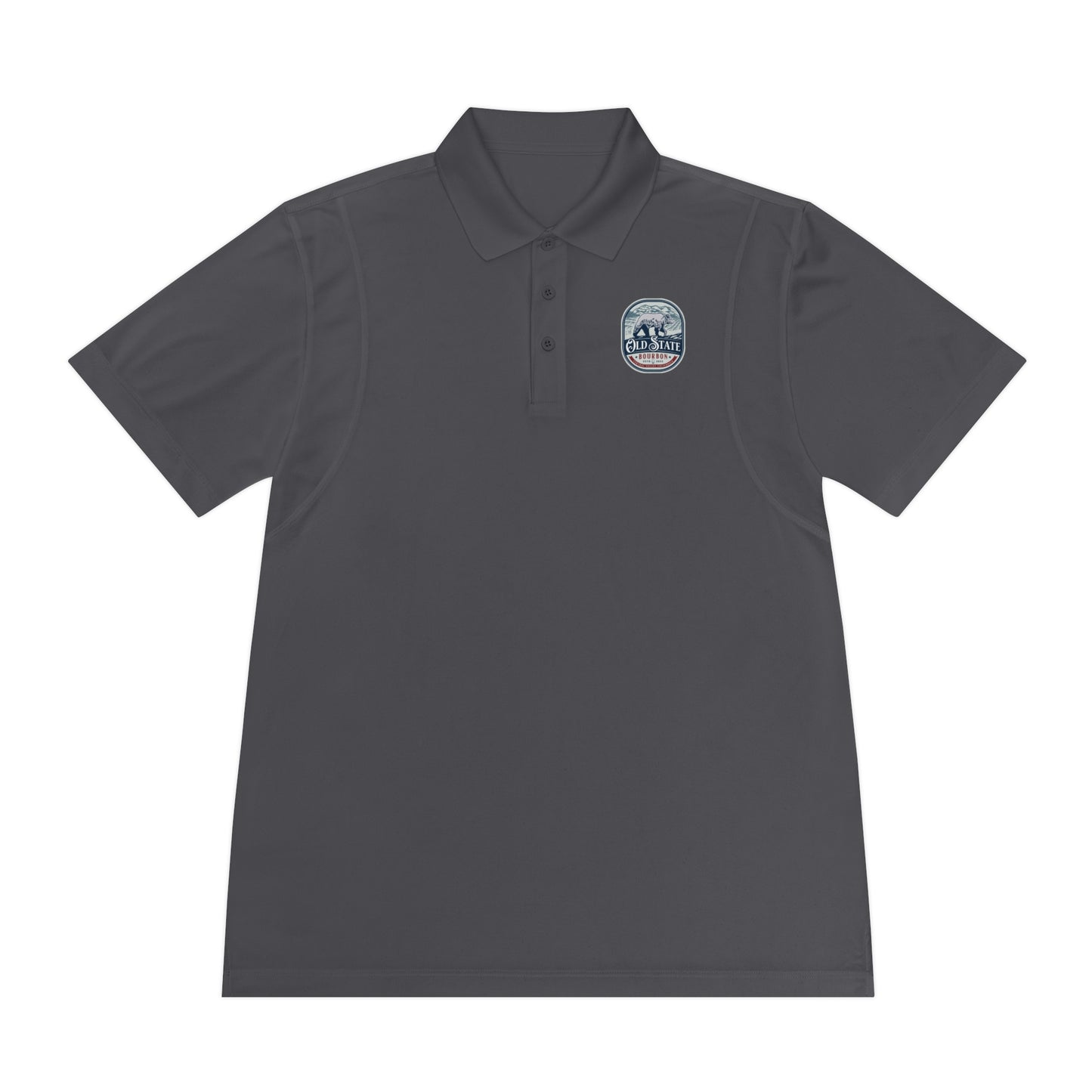 Old State Golf Men's Polo Bear logo