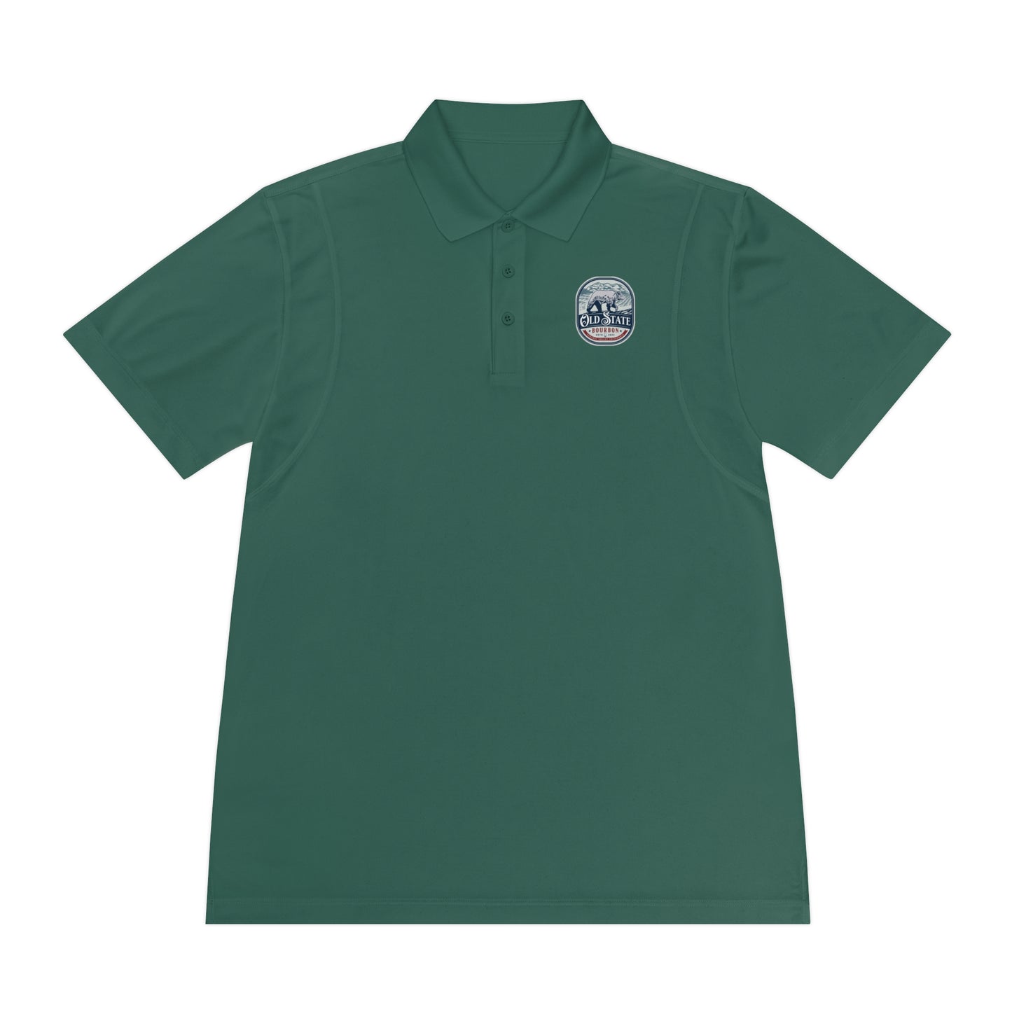 Old State Golf Men's Polo Bear logo