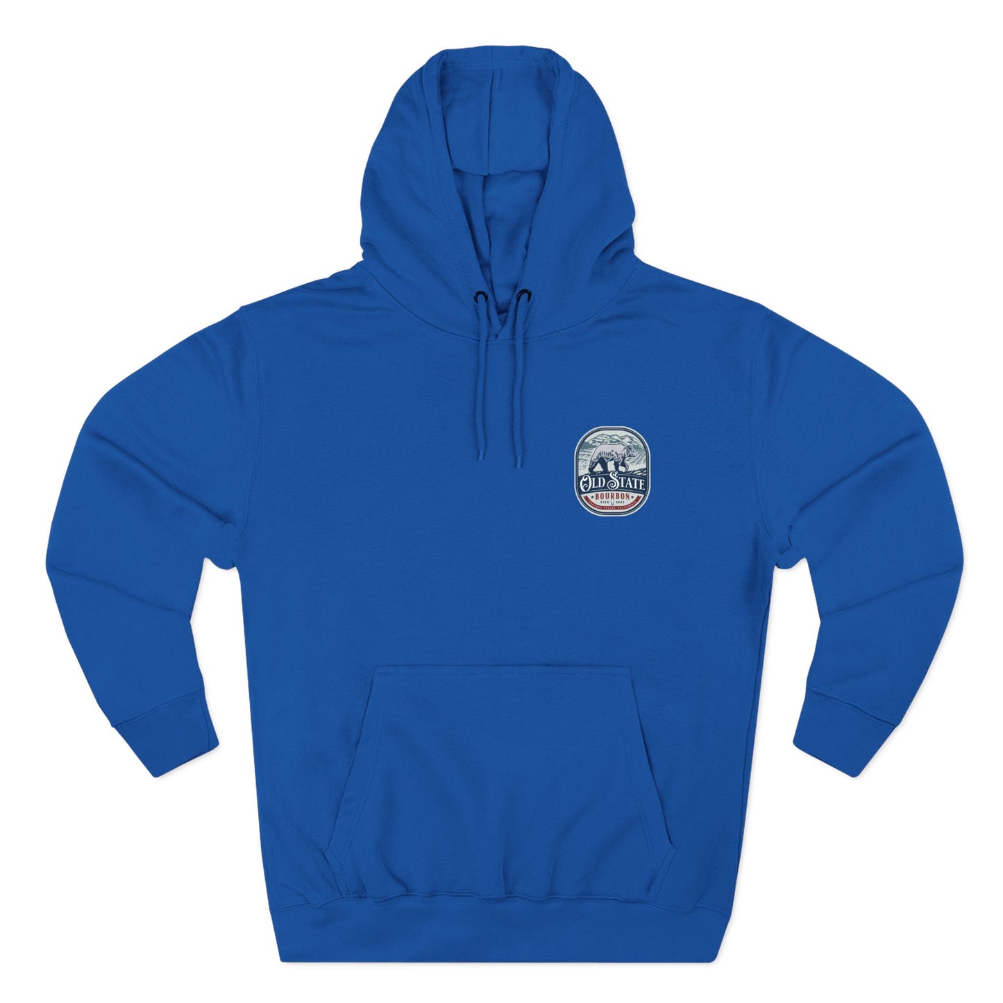 Old State Hoodie bear logo