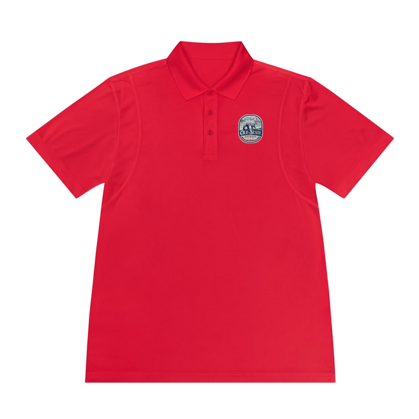 Old State Golf Men's Polo Bear logo