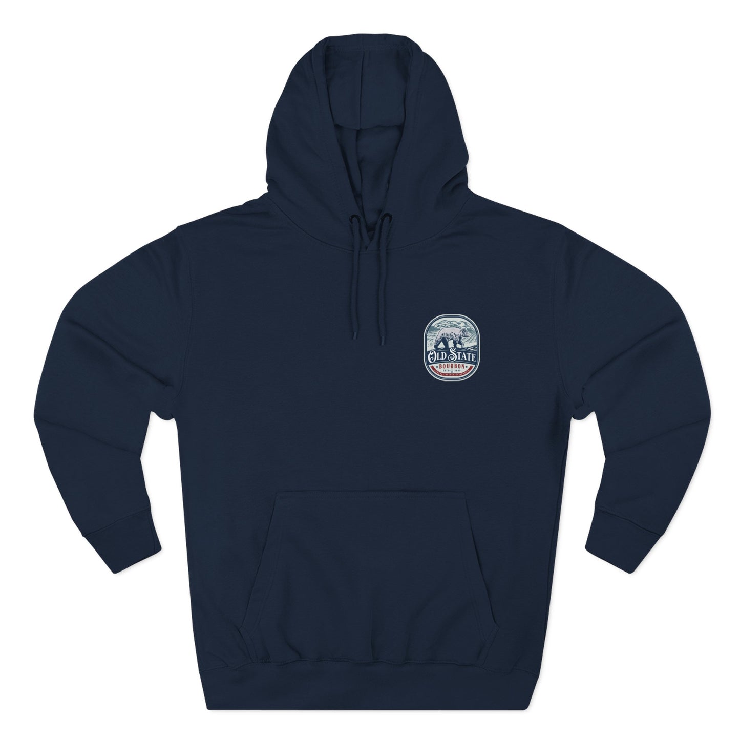 Old State Hoodie bear logo