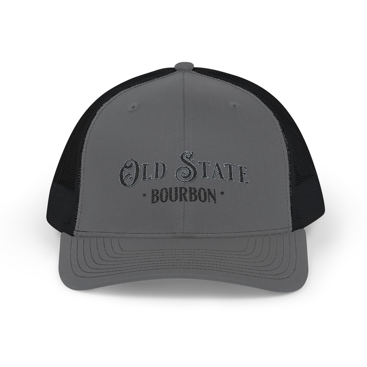 Old State Bourbon Trucker Hat banner logo
