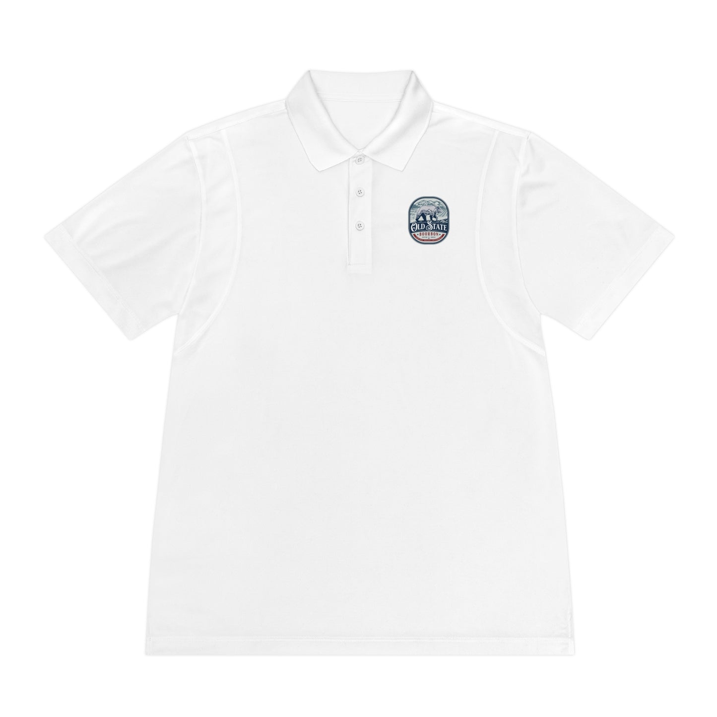 Old State Golf Men's Polo Bear logo