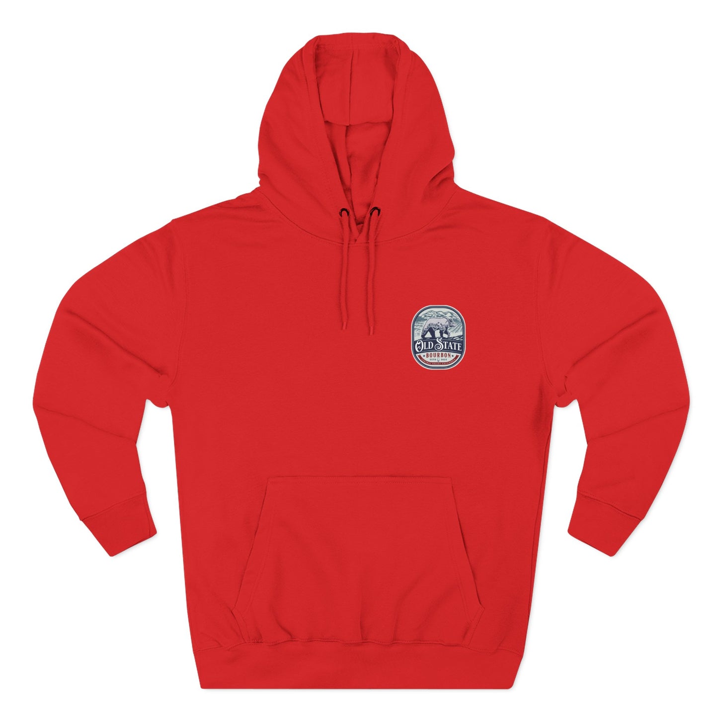 Old State Hoodie bear logo